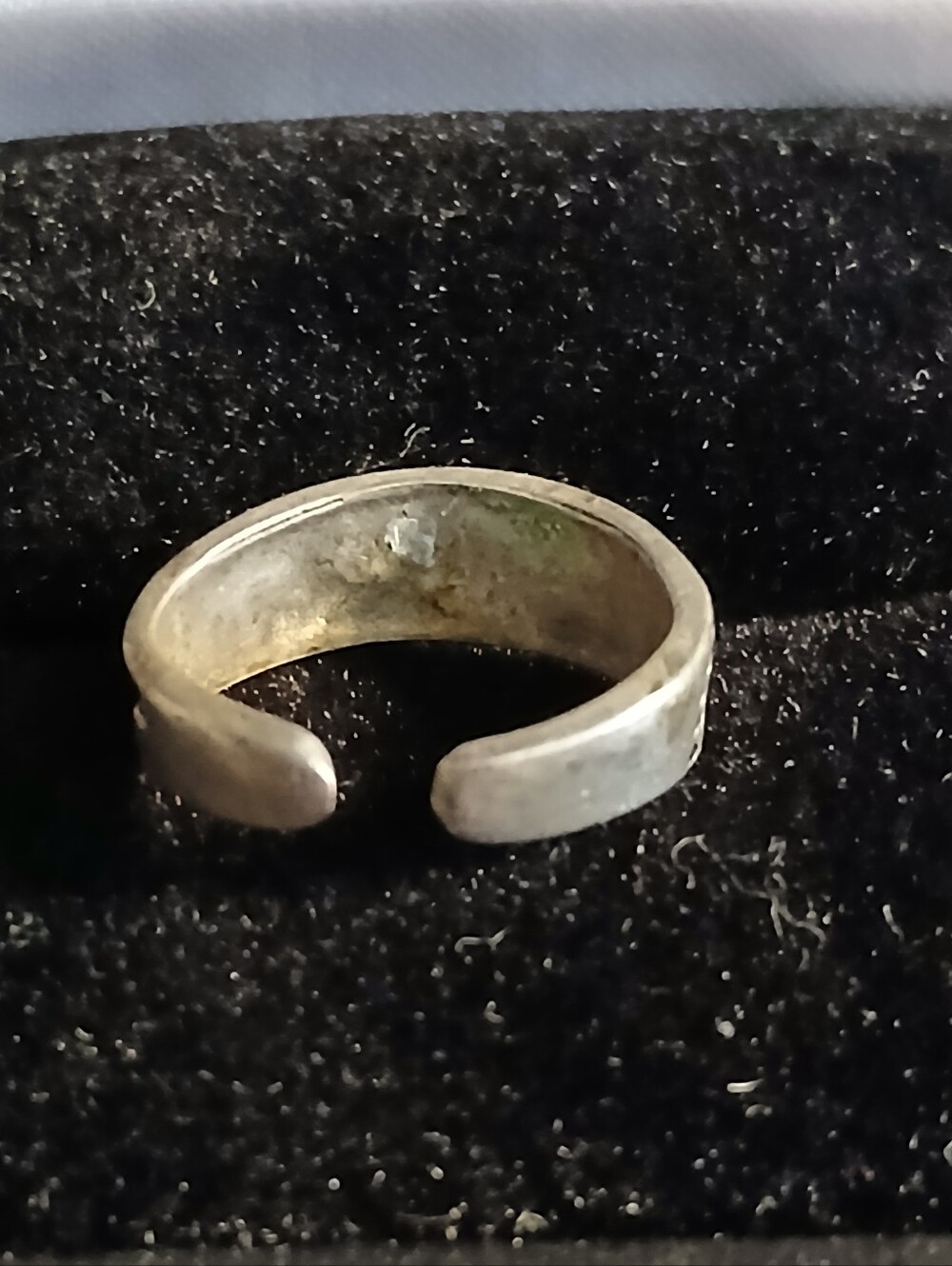 Sterling Footprints Toe Ring - Picture 2 of 4